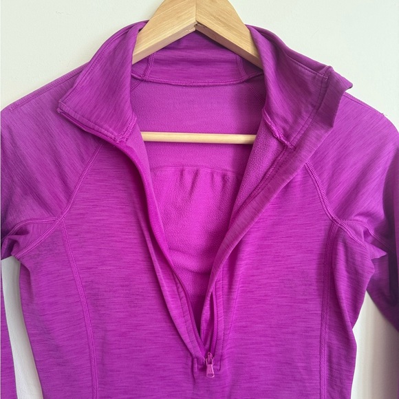 Under Armour | Half Zip Fleece Lined Long Sleeve Mock Neck Running Top Size XS - Picture 5 of 9